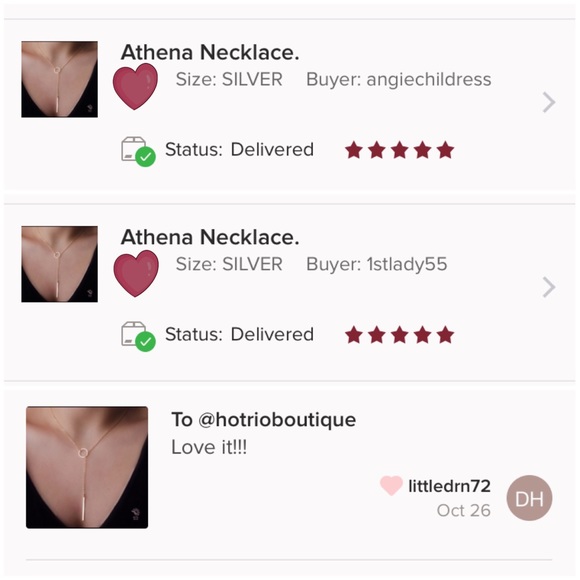 SILVER ♛ Athena Necklace. - Picture 2 of 5